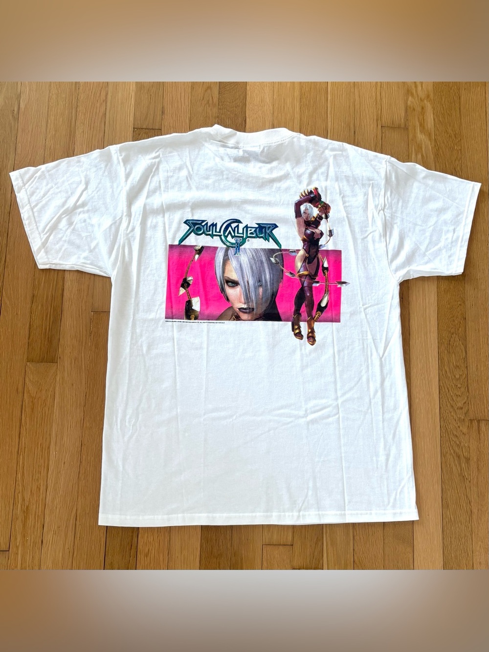 Vintage 2002 Soulcalibur II Ivy Graphic Tee Mens XL Namco Deadstock Rare Gaming